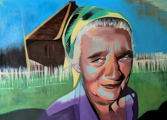 Mother (Majka) - 30X40 Acrylic on Canvas Painting