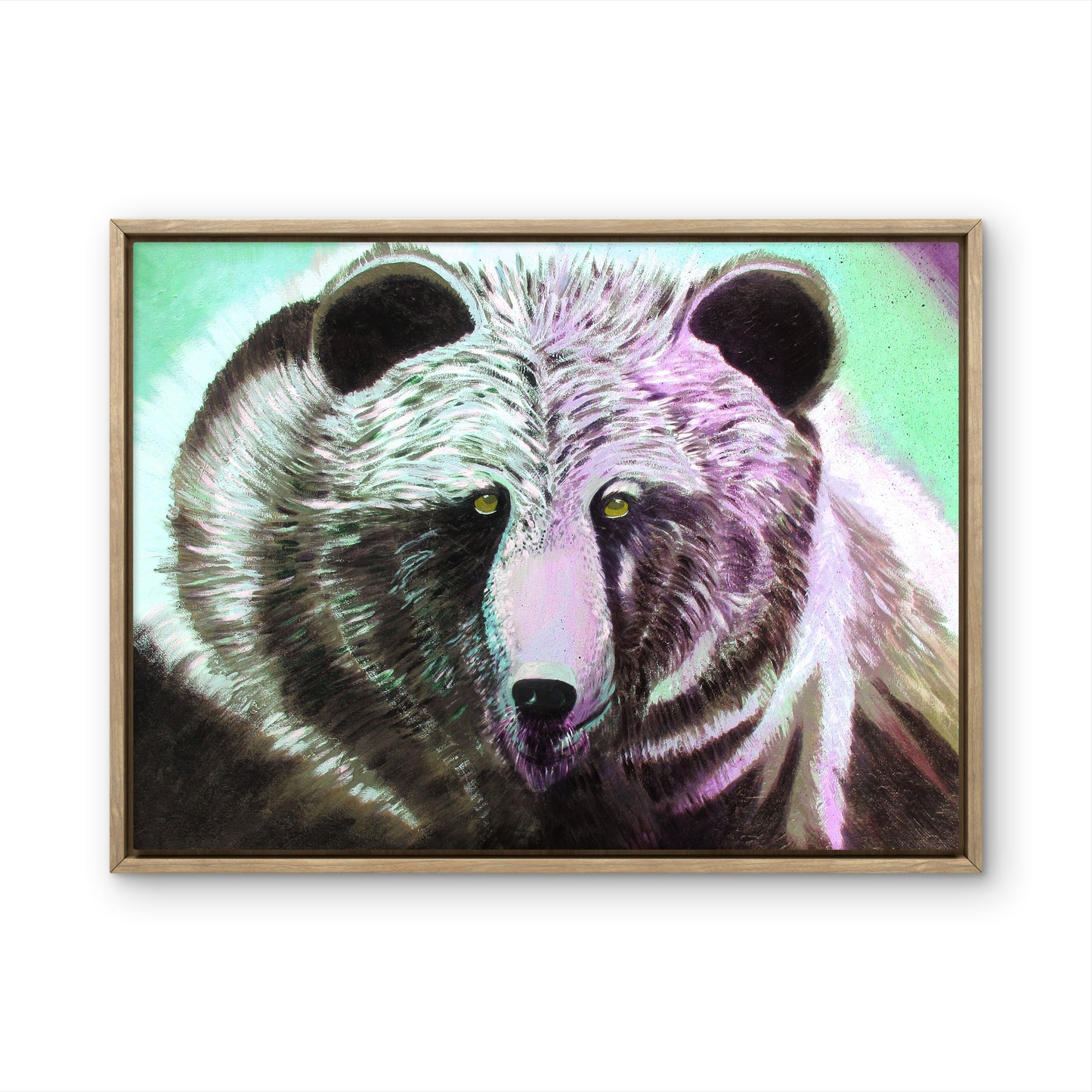 Mama Bear - Framed 16X20 Acrylic on Canvas Painting
