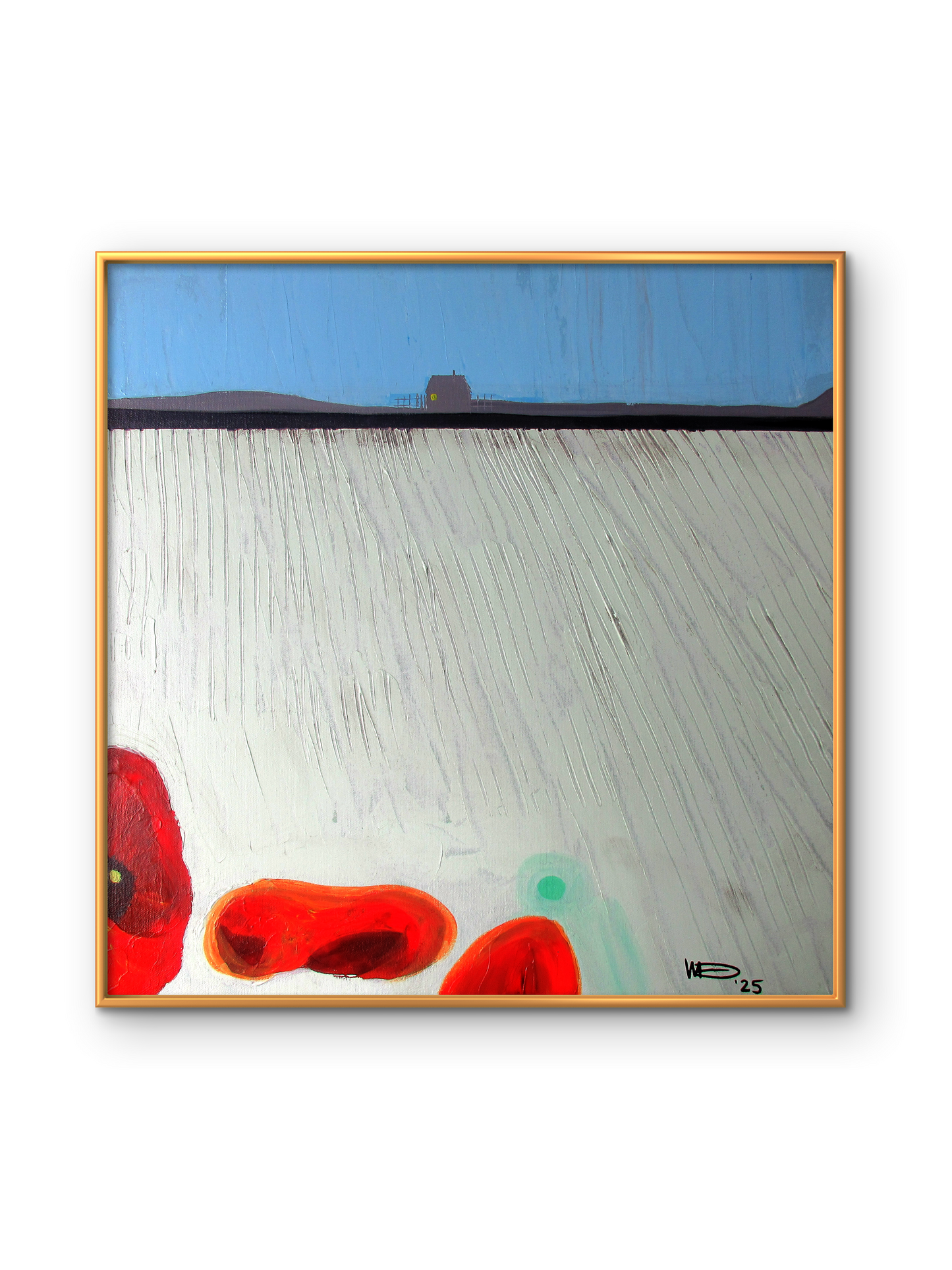 Nebo i Zemlja (Earth and Sky) - Set of Two 20X20 Original Acrylic on Canvas Paintings